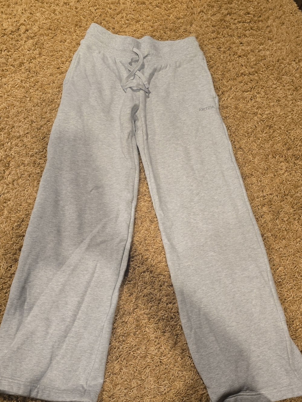 Aritzia Sweatfleece Cozy Fleece Sweats in Light Gray